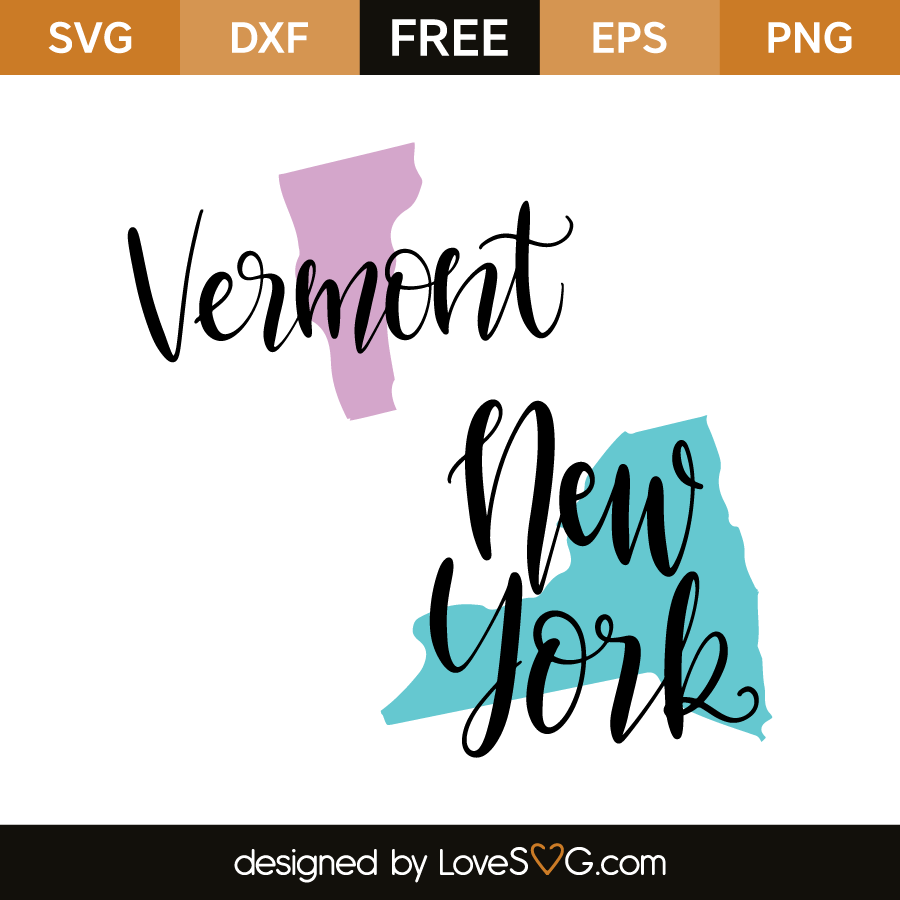 Download Vermont - New York | Lovesvg.com