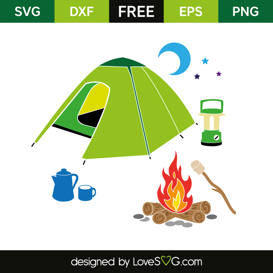 Camping elements | Lovesvg.com