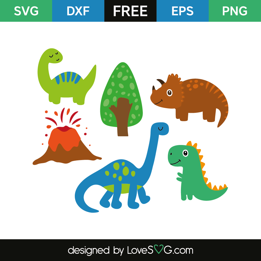 Dinosaurs Design | Lovesvg.com