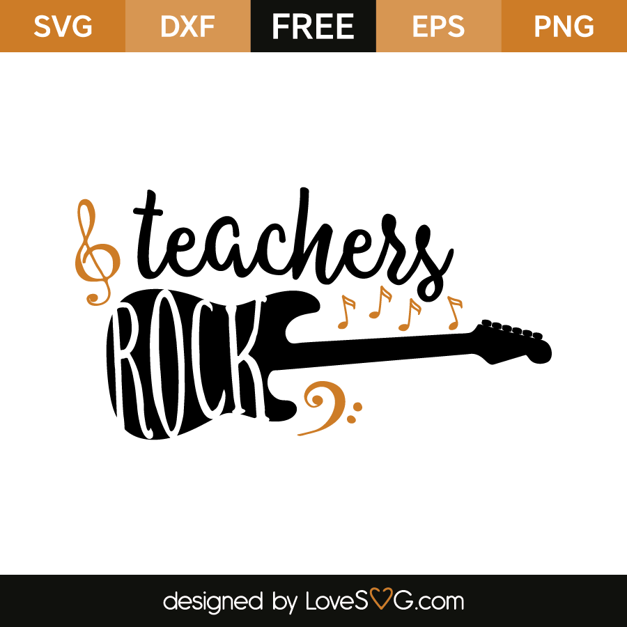 Download Teachers rock | Lovesvg.com