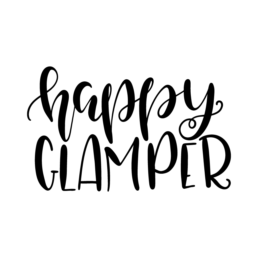 Happy glamper
