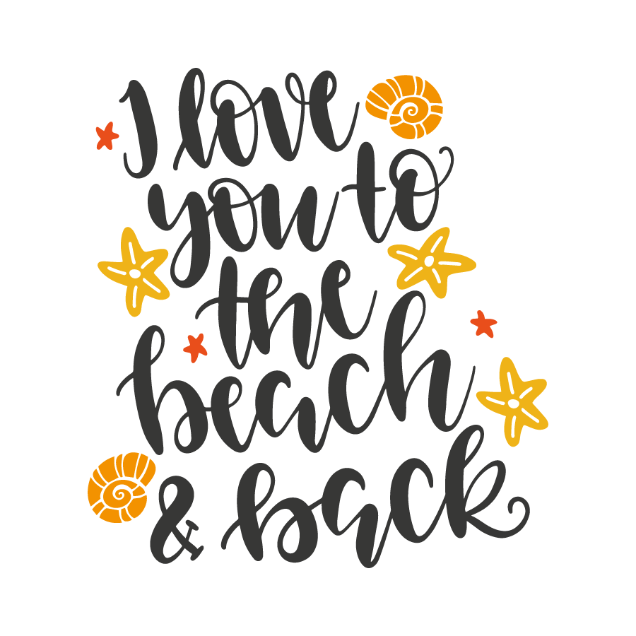I love you to the beach and back