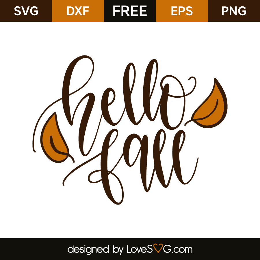 Hello Fall | Lovesvg.com