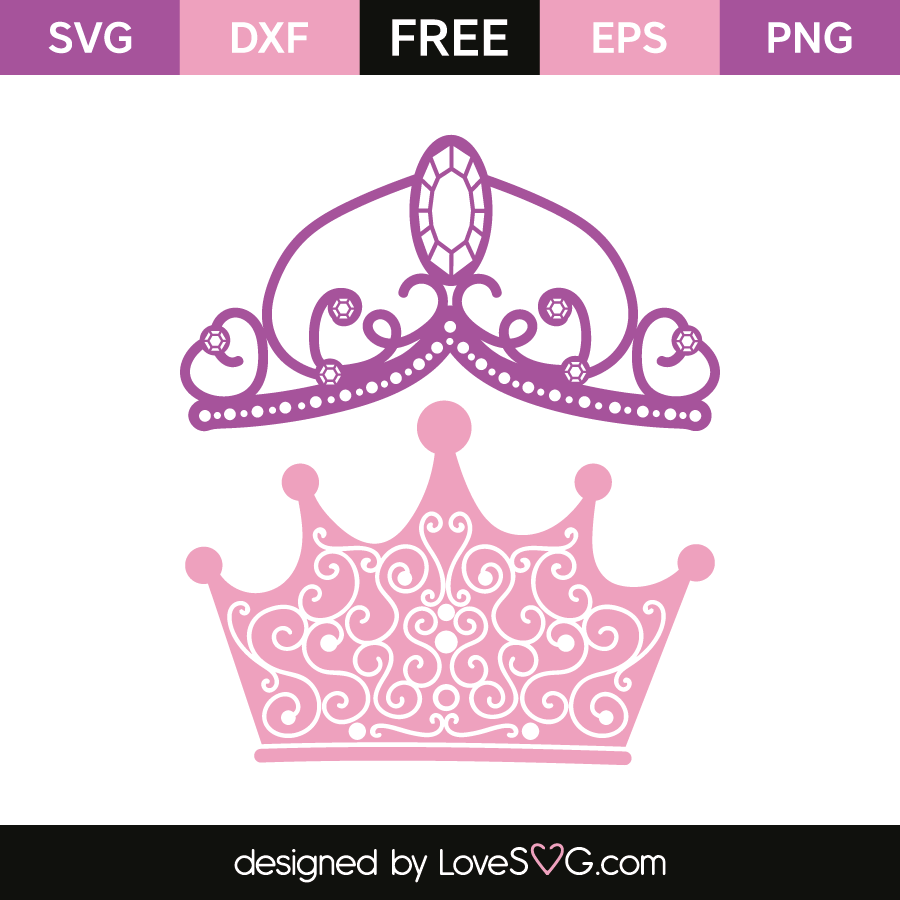 Princess Crowns Design | Lovesvg.com