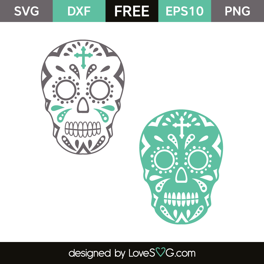 Download Sugar Skulls 4265 | Lovesvg.com