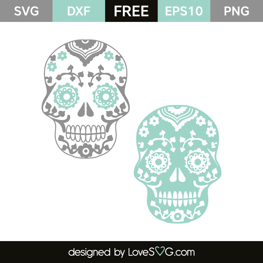 Download Sugar Skulls 4268 | Lovesvg.com