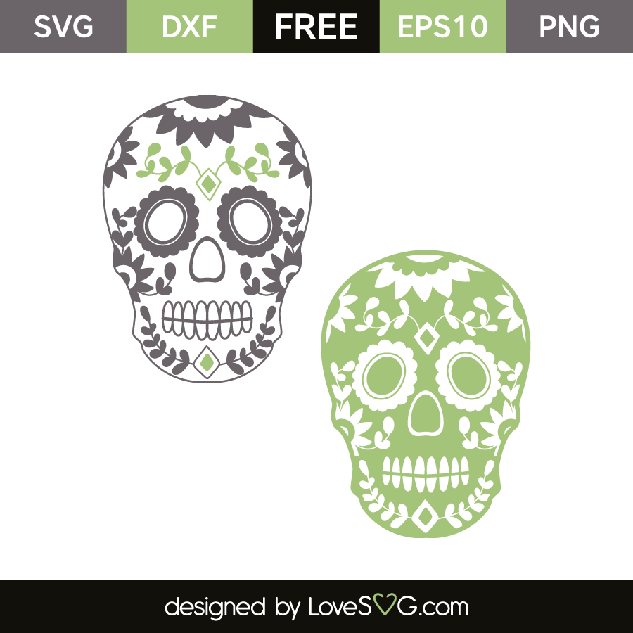 Sugar Skull SVG For Cricut