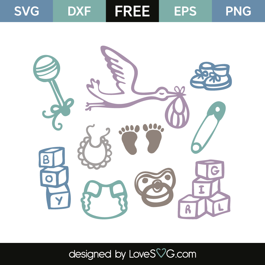 Download Baby elements | Lovesvg.com