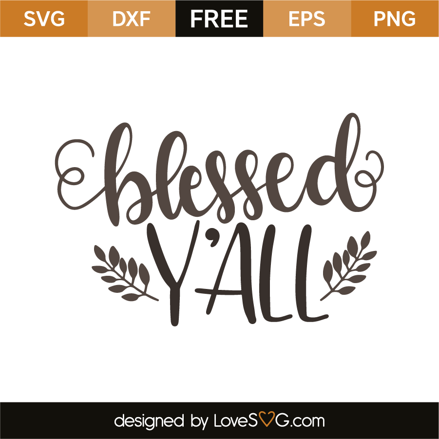 Download Blessed y'all | Lovesvg.com