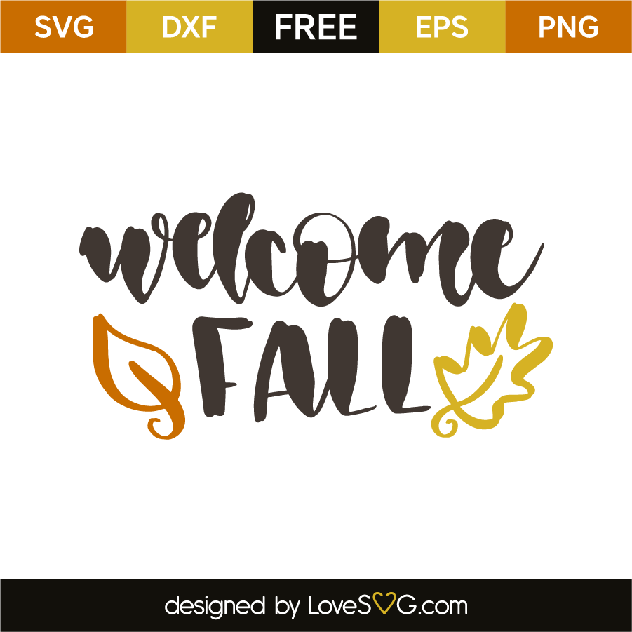 Download Welcome fall | Lovesvg.com