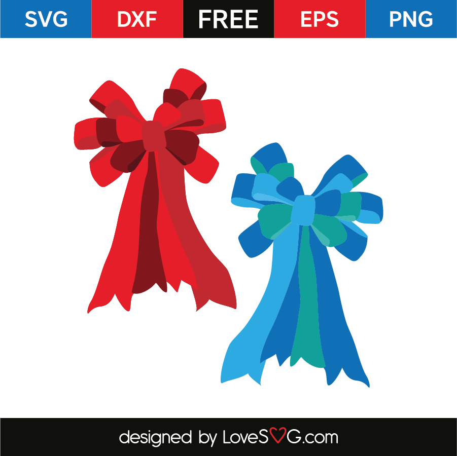 Christmas bows | Lovesvg.com