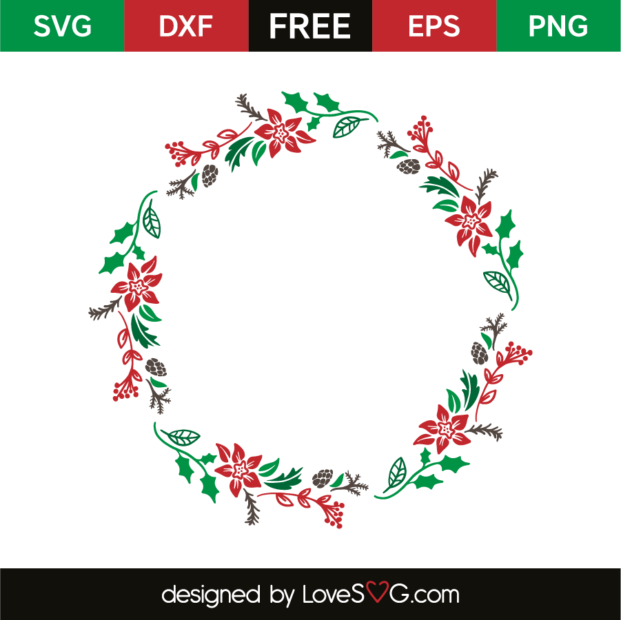 Download Christmas Monogram Svg - Layered SVG Cut File