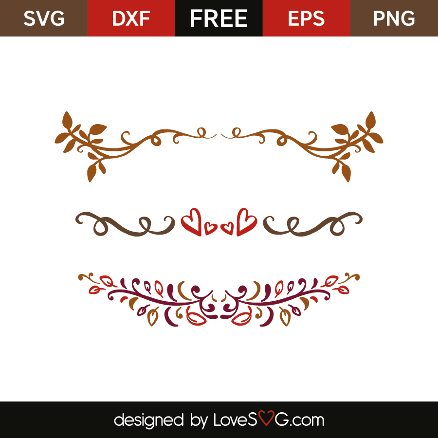 Decorative borders | Lovesvg.com