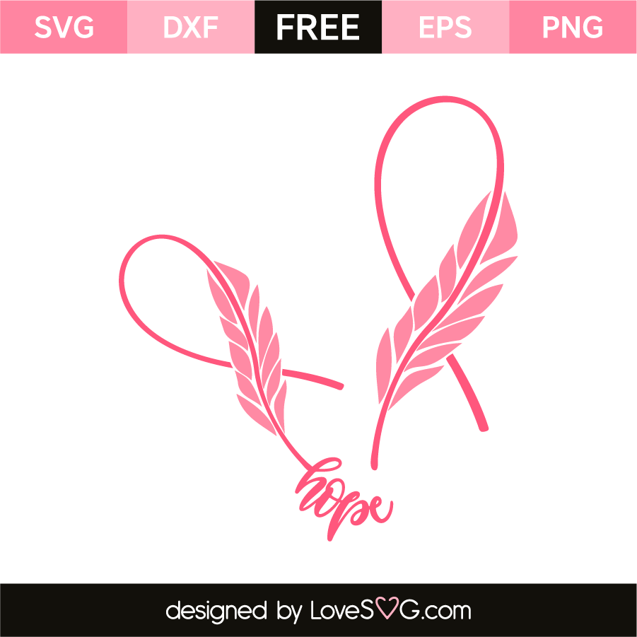 Download Feather cancer ribbons | Lovesvg.com