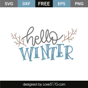 Hello winter | Lovesvg.com