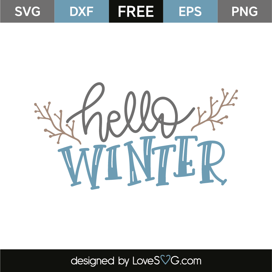 Download Hello winter | Lovesvg.com