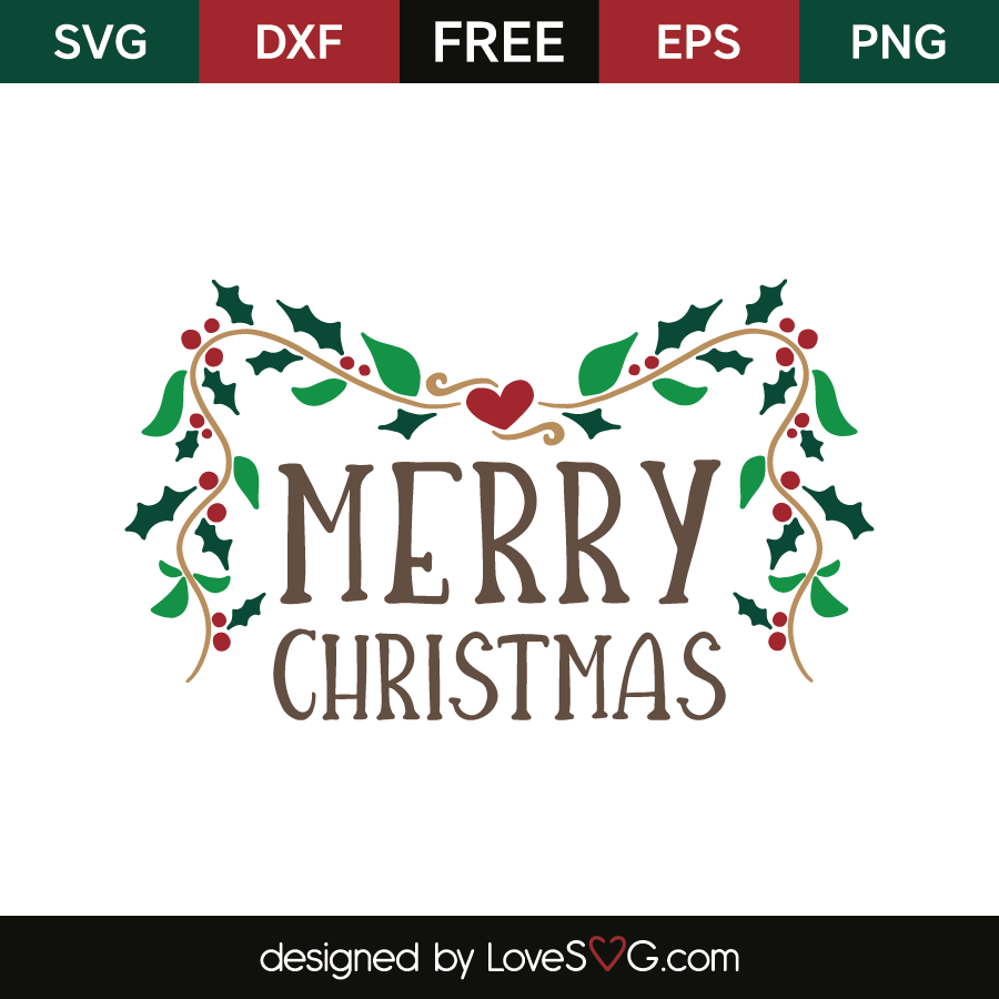 Merry Christmas | Lovesvg.com