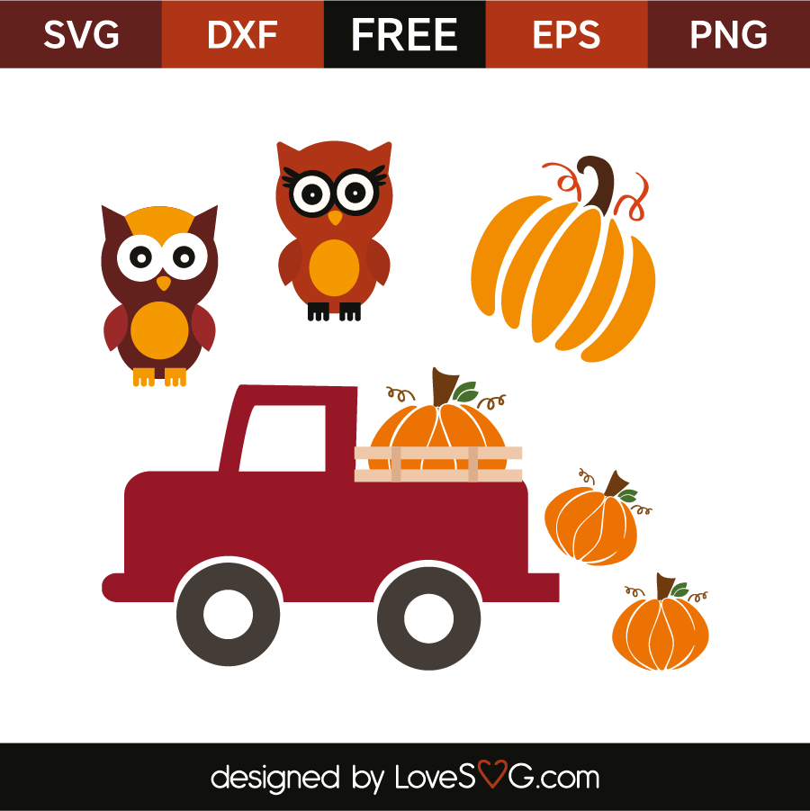 Download Pumpkins truck | Lovesvg.com