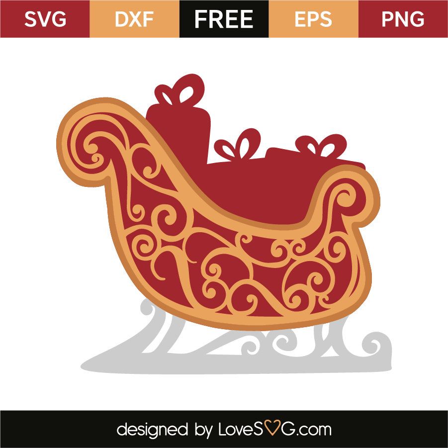 Download Santa's sleigh | Lovesvg.com