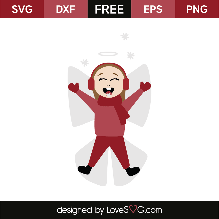 Free Free 60 Snow Angel Svg SVG PNG EPS DXF File
