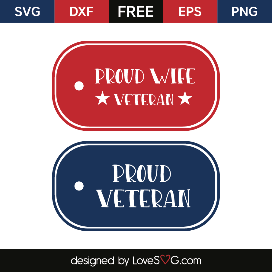 Download Labels: Proud Wife Veteran - Proud Veteran | Lovesvg.com
