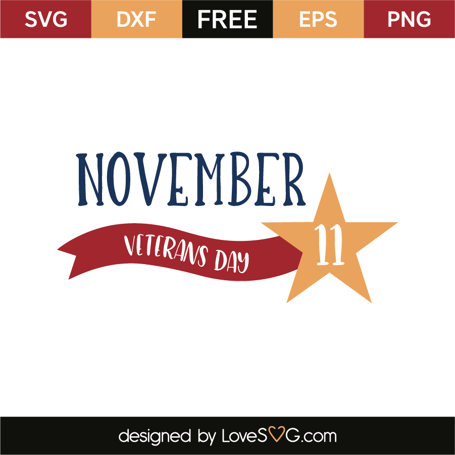 Download November Veterans Day | Lovesvg.com