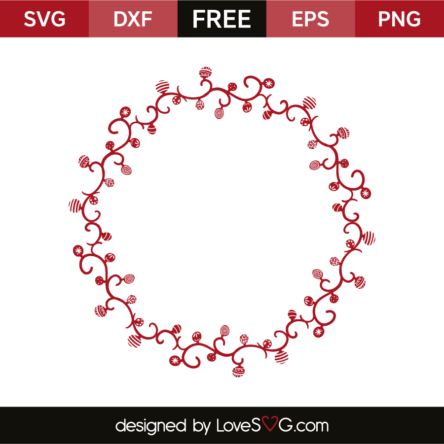Download Wreath Christmas balls | Lovesvg.com