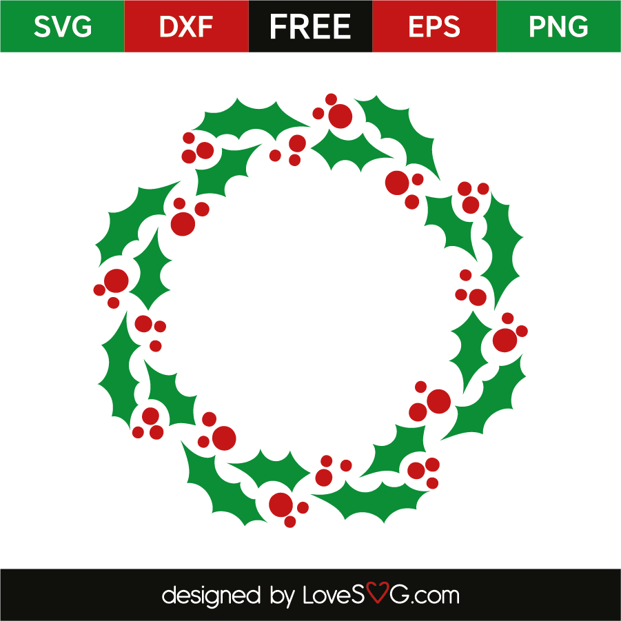 Download Wreath mistletoe leaf | Lovesvg.com
