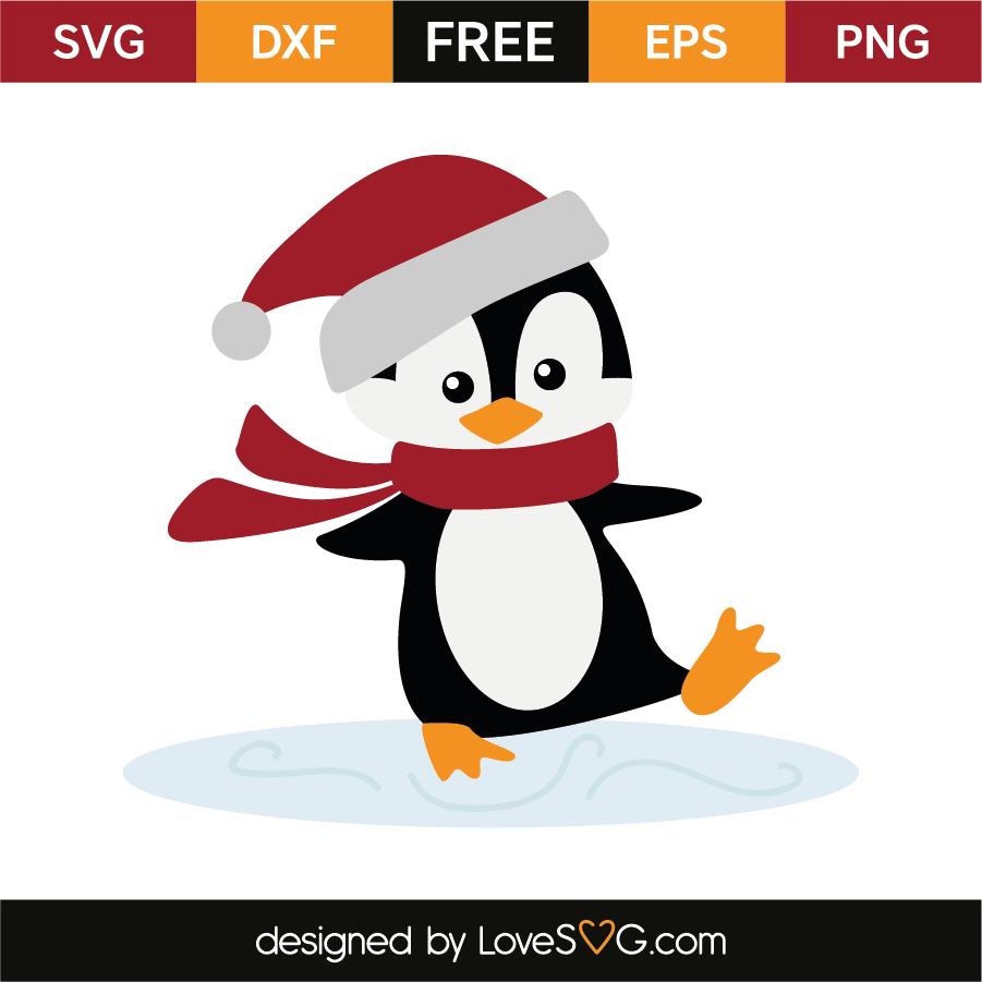 Winter penguin | Lovesvg.com