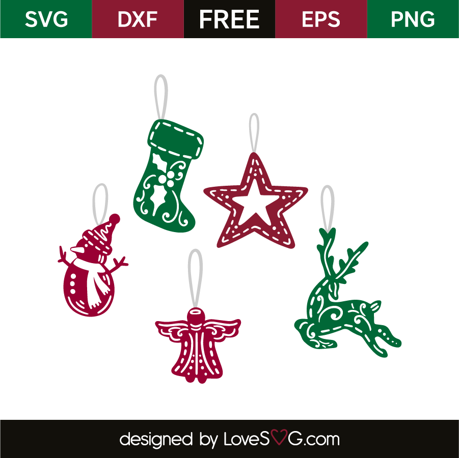 Free Free 270 Christmas Ornaments Svg Free SVG PNG EPS DXF File