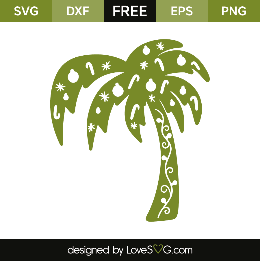 Download Christmas palm tree | Lovesvg.com
