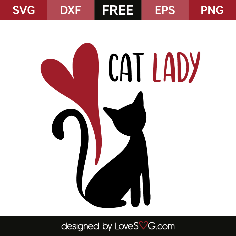Cat lady | Lovesvg.com
