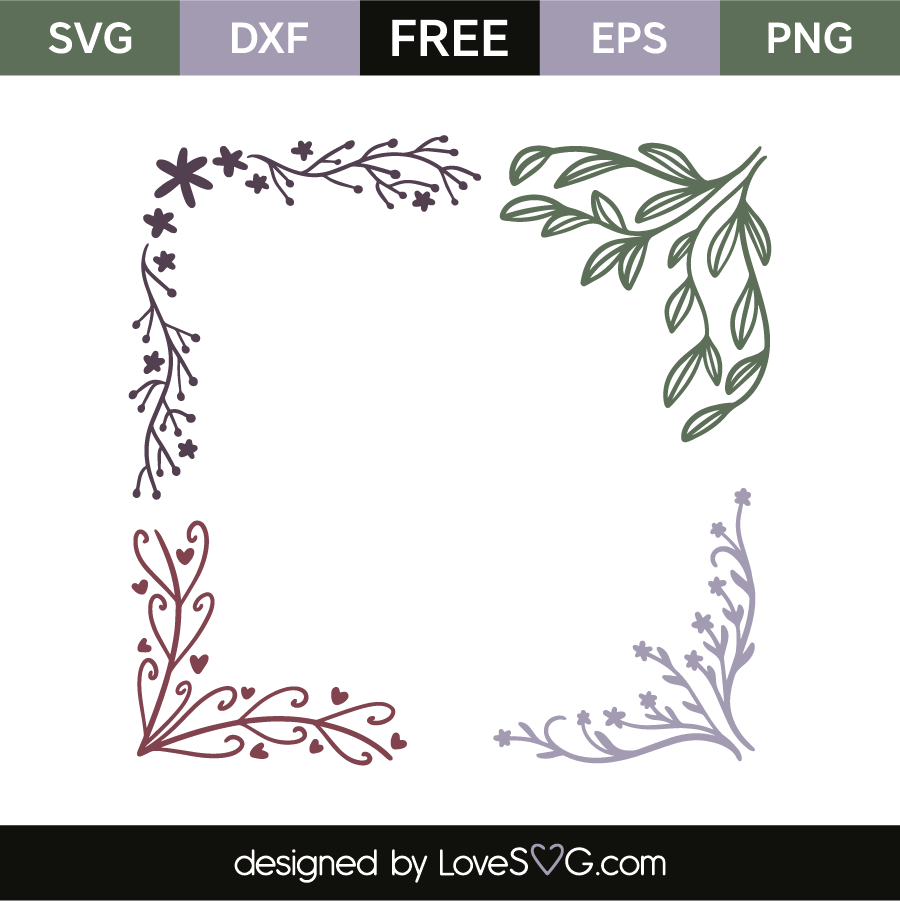 Download Floral corners | Lovesvg.com
