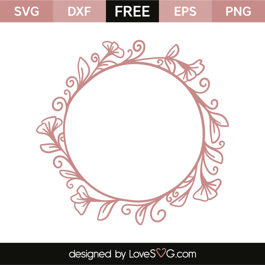 Free Free 318 Simple Flower Wreath Svg SVG PNG EPS DXF File