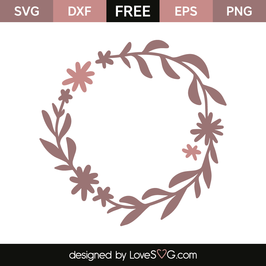 Flowers wreath | Lovesvg.com