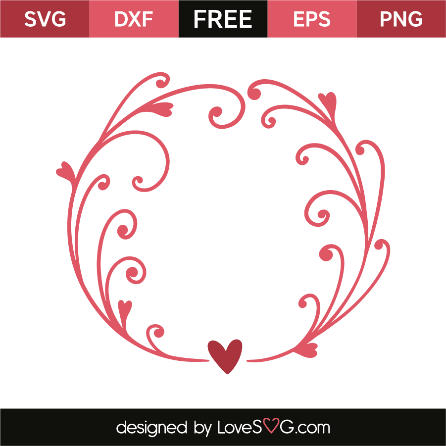 Download Hearts wreath | Lovesvg.com