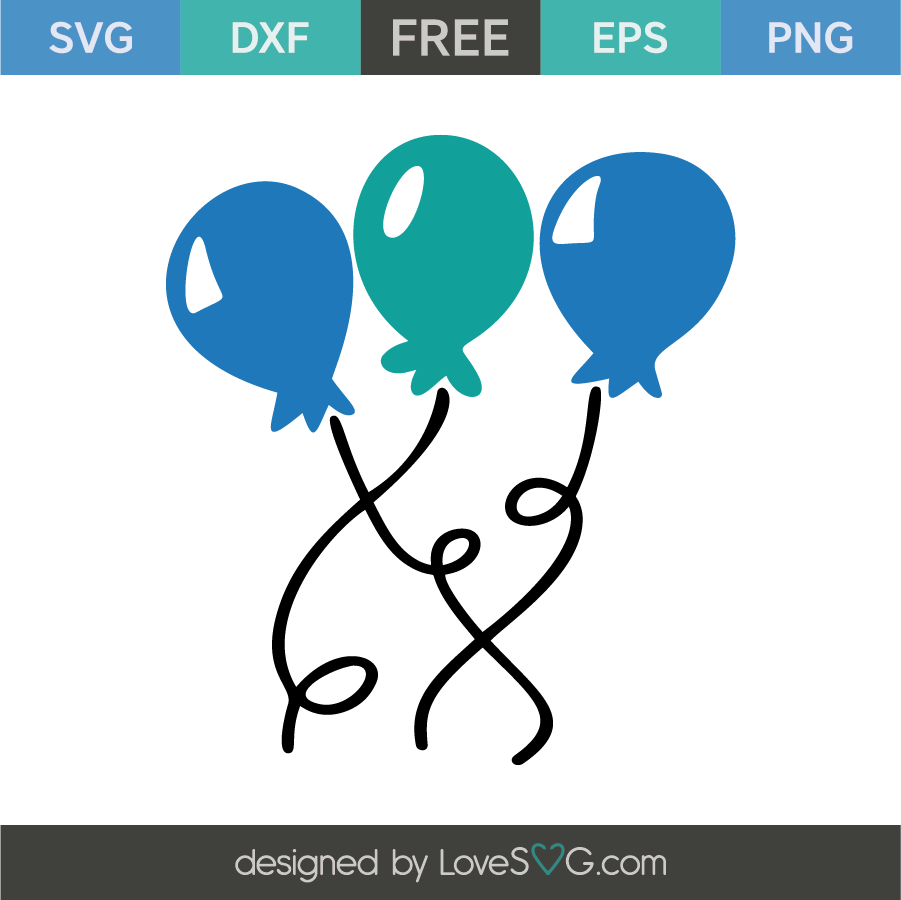 Free Free Birthday Balloons Svg 355 SVG PNG EPS DXF File