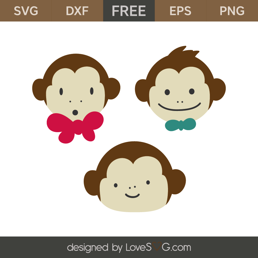 Free Free 270 Free Monkey Svg Cut File SVG PNG EPS DXF File