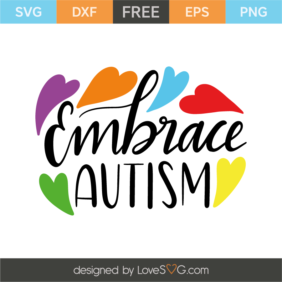 Download Embrace autism | Lovesvg.com