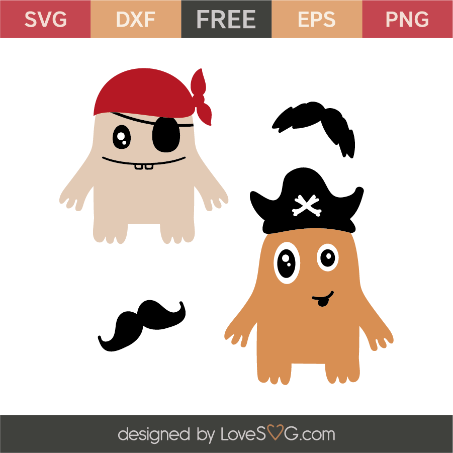 Pirate monsters | Lovesvg.com