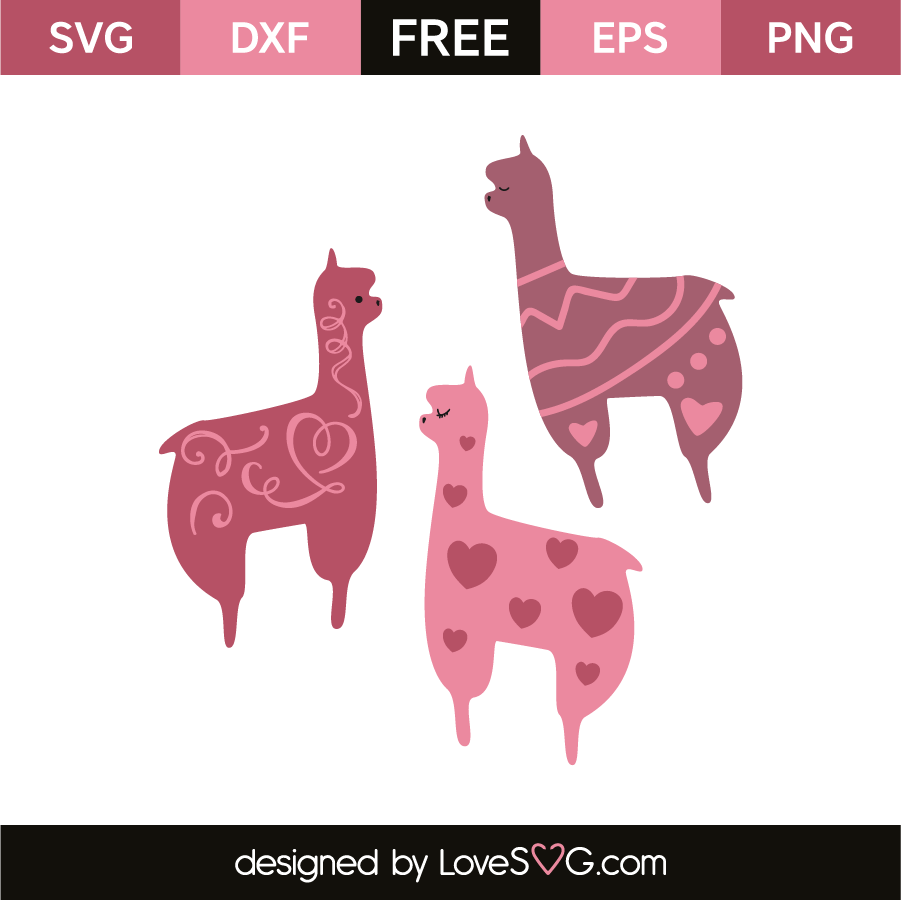 Download Llamas | Lovesvg.com
