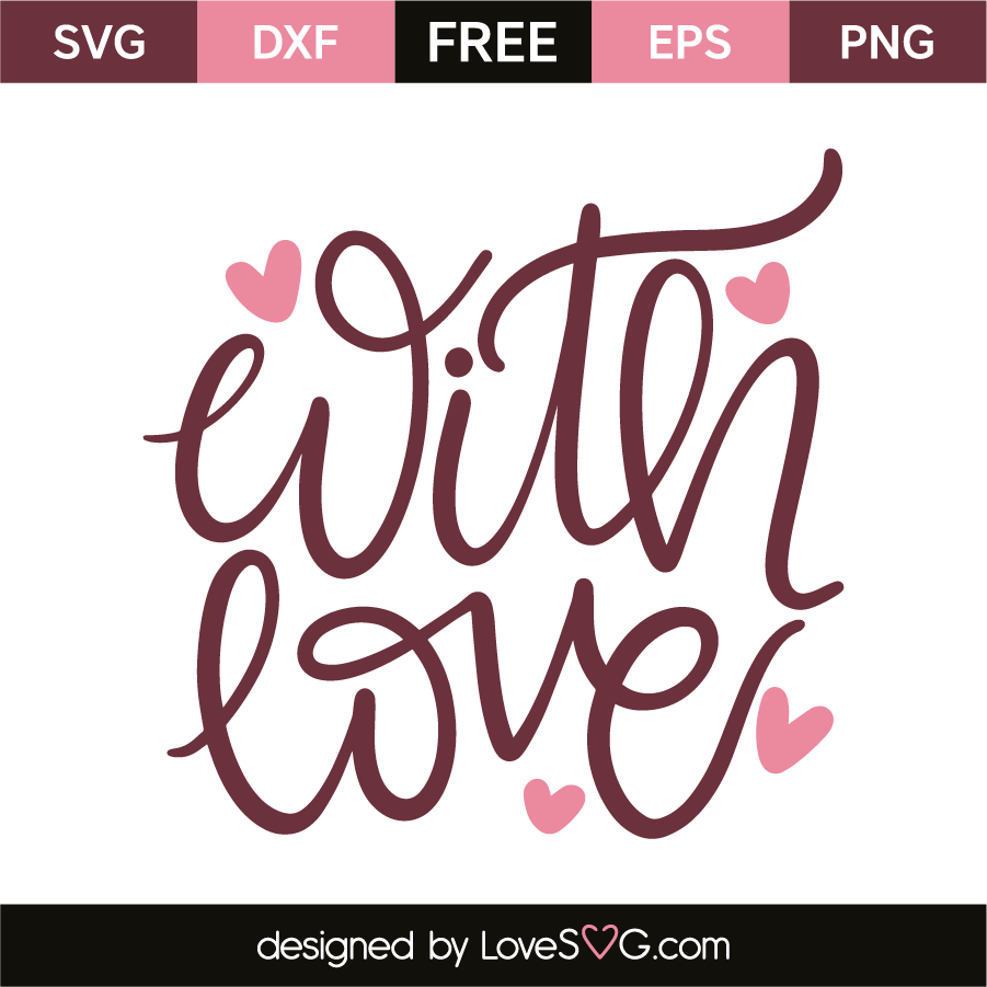 With love | Lovesvg.com