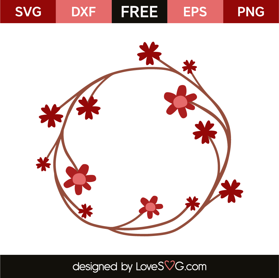 Wreath floral | Lovesvg.com