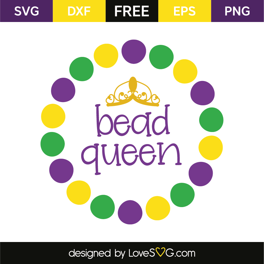 Download Mardi Gras Bead Monogram Shefalitayal