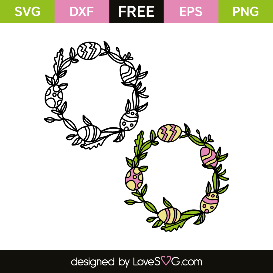 Easter monogram frames | Lovesvg.com