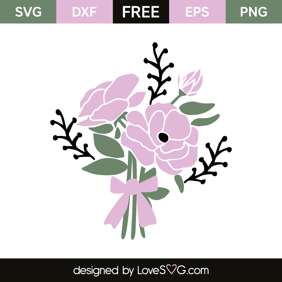 Free Flower SVG Cutting Files