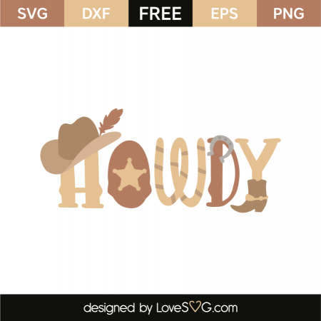 Howdy | Lovesvg.com