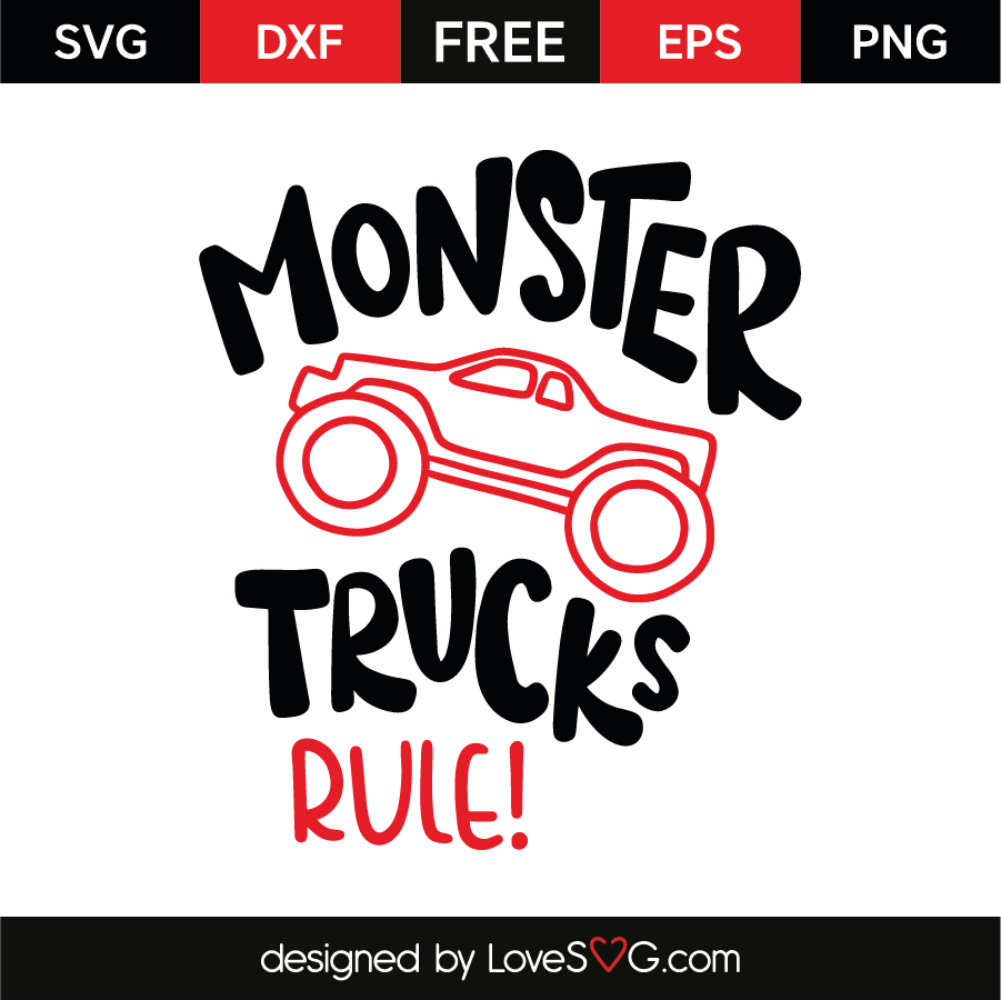 Download Monster trucks rule! | Lovesvg.com