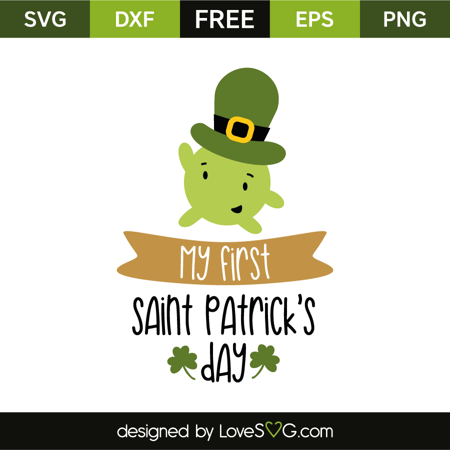 Download My first Saint-Patrick's day | Lovesvg.com