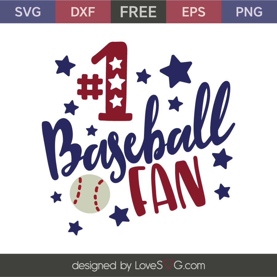 Download #1 Baseball Fan | Lovesvg.com